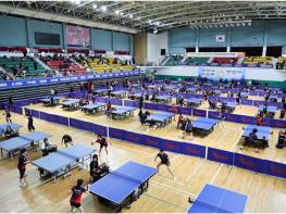 김해서 전국 규모 탁구·수영대회 열려1,400명 동호인 참여 ‘활기’ 기사 이미지