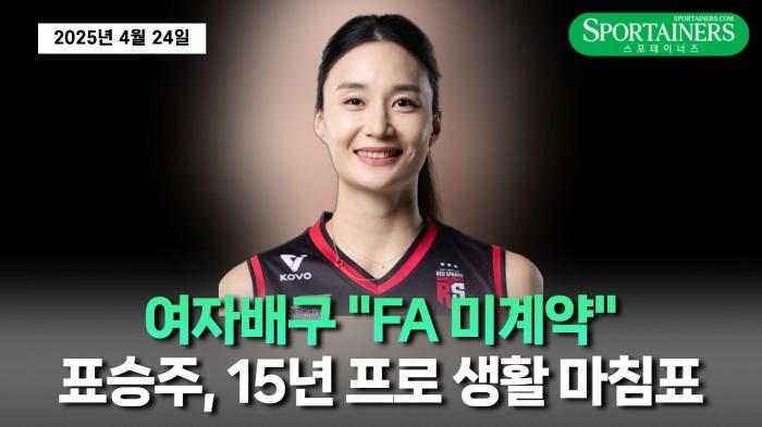 여자배구 "FA 미계약"···표승주, 15년 프로 생활 마침표 기사 이미지