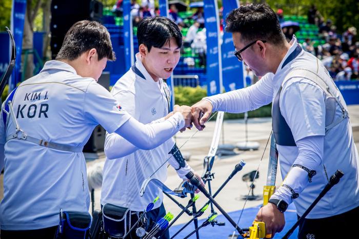 대한민국 양궁 대표팀, 현대 양궁 월드컵 3차 대회 출전 기사 이미지