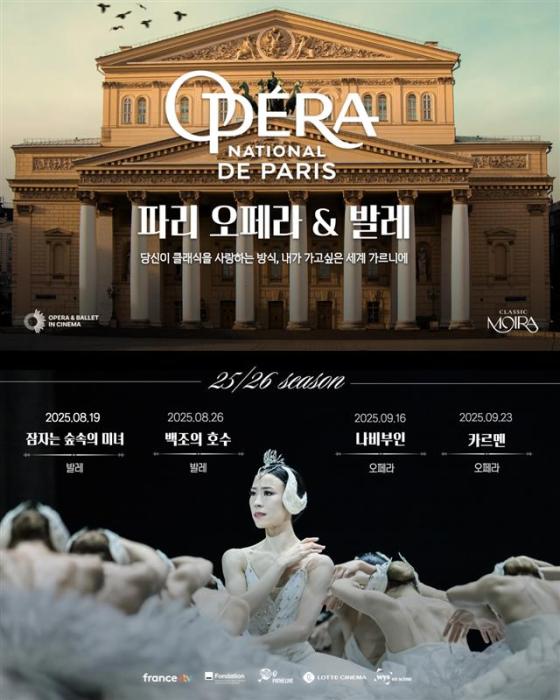 “당신이 클래식을 사랑하는 방식” 롯데시네마, ‘파리 오페라 발레단’ 공연 실황 극장 단독 상영 기사 이미지