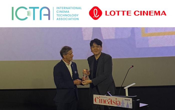 롯데시네마, 영화 산업 발전 공로 인정받아 ‘ICTA CineAsia APAC 공로상’ 수상 기사 이미지